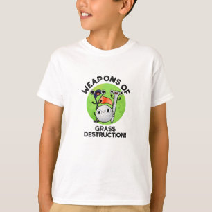 Wapens van grasvernietiging Funny Golf Pun T-shirt