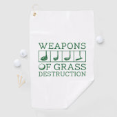 Wapens van grasvernietiging golfhanddoek (Insitu)