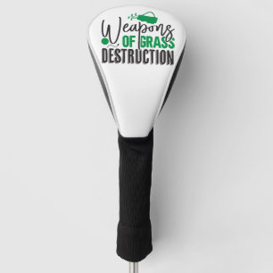 Wapens van grasvernietiging golfheadcover