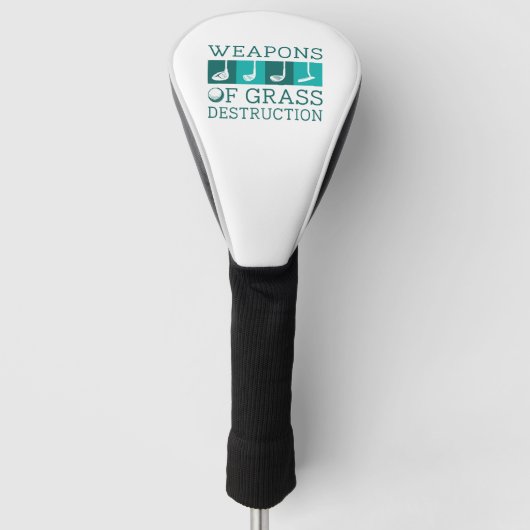 Wapens van grasvernietiging golfheadcover (Voorkant)