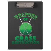 Wapens van grasvernietiging klembord (Voorkant)