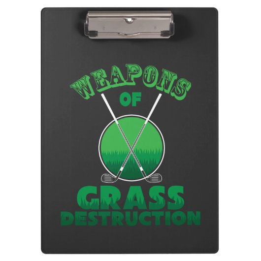 Wapens van grasvernietiging klembord (Voorkant)