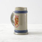 Wapens van het middeleeuwse vorstendom Wales Bierpul (Voorkant links)