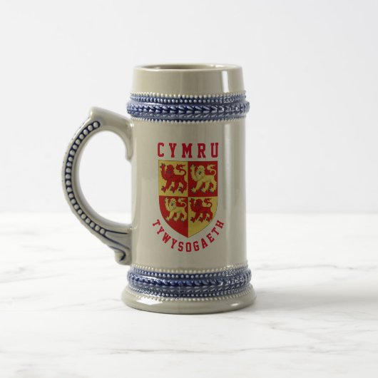 Wapens van het middeleeuwse vorstendom Wales Bierpul (Links)