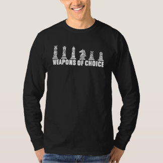Wapens Van Keuze Citaat Schaak Strijd Schaakstukke T-shirt