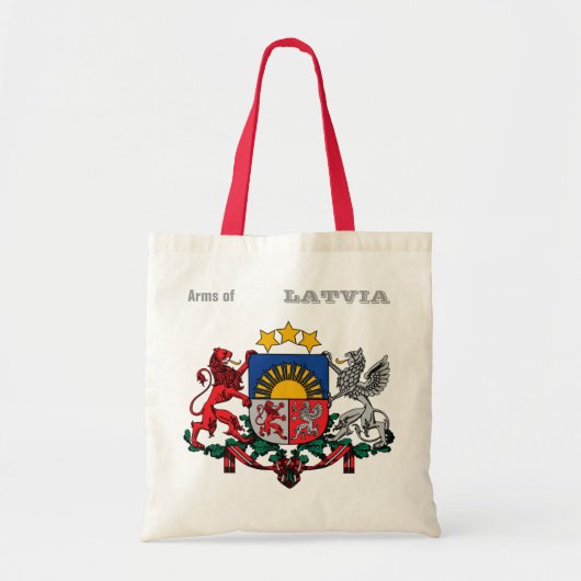 Wapens van LETLAND Tote Bag (Voorkant)