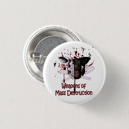 Wapens van massavernietigingswapens Button (Voorkant /achterkant)