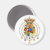 Wapens van muntstukken Koninkrijk van twee Sicilië Magneet (Voorkant / Achterkant)