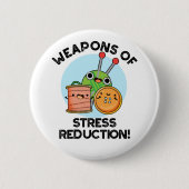 Wapens van Stress Reductie Grappige breipen Ronde Button 5,7 Cm (Voorkant)
