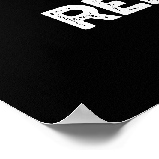 Wapens van stressvermindering Baking Pun Dark BG Poster (Hoek)