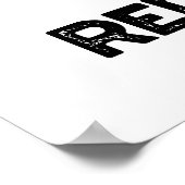 Wapens van stressvermindering Grappige artiest Pun Poster (Hoek)