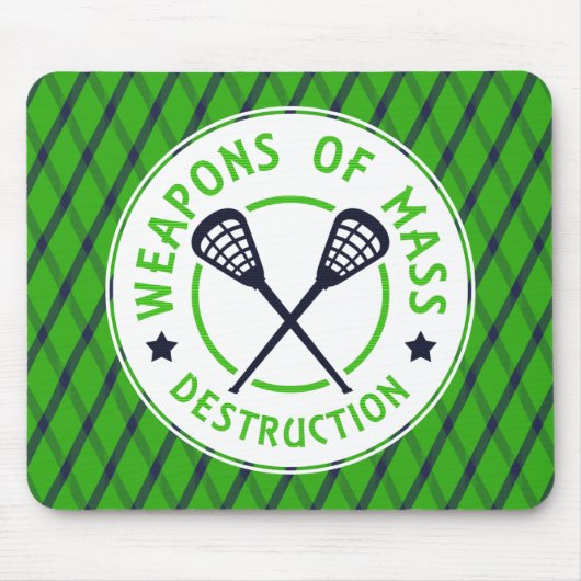 Wapens van vernietiging Lacrosse Mousemat Muismat (Voorkant)