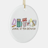 Wapens van vernietiging van Wiskunde Keramisch Ornament (Rechts)