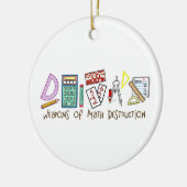 Wapens van vernietiging van Wiskunde Keramisch Ornament (Links)