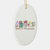 Wapens van vernietiging van Wiskunde Keramisch Ornament (Rechts)