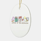 Wapens van vernietiging van Wiskunde Keramisch Ornament (Links)