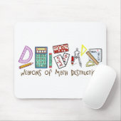 Wapens van vernietiging van Wiskunde Muismat (Met muis)