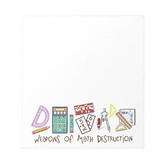Wapens van vernietiging van Wiskunde Notitieblok (Voorkant)