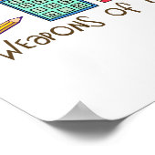 Wapens van vernietiging van Wiskunde Poster (Hoek)