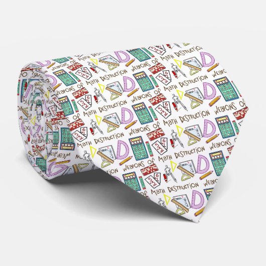 Wapens van vernietiging van Wiskunde Stropdas (Opgerold)