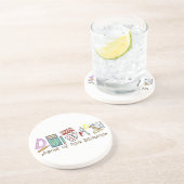 Wapens van vernietiging van Wiskunde Zandsteen Onderzetter (Zijkant)