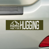 Wapens zijn bestemd voor het afbuigen van aangepas bumpersticker (Op auto)
