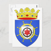 wapenschild Bonaire Briefkaart (Voorkant / Achterkant)