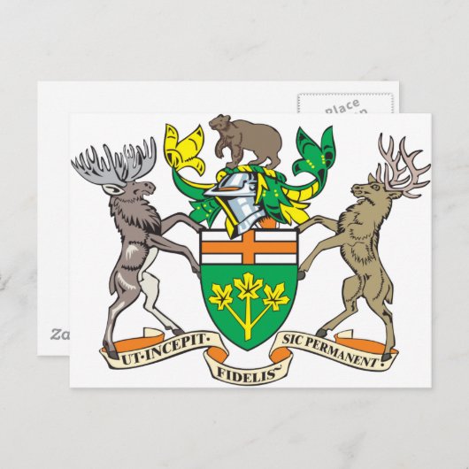 wapenschild briefkaart (Voorkant / Achterkant)