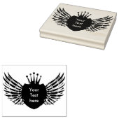  "wapenschild" Golden Wings Rubberstempel (Gestempeld)