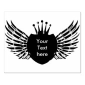  "wapenschild" Golden Wings Rubberstempel (Afrduk)