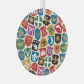Wapenschild: Heraldische achtergrond. Glas Ornament (Voorkant Rechts)