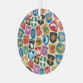 Wapenschild: Heraldische achtergrond. Glas Ornament (Voorkant links)