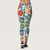 Wapenschild: Heraldische achtergrond. Leggings (Achterkant)