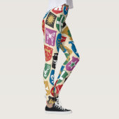 Wapenschild: Heraldische achtergrond. Leggings (Rechts)
