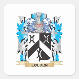 Wapenschild Louden - Family Crest Vierkante Sticker