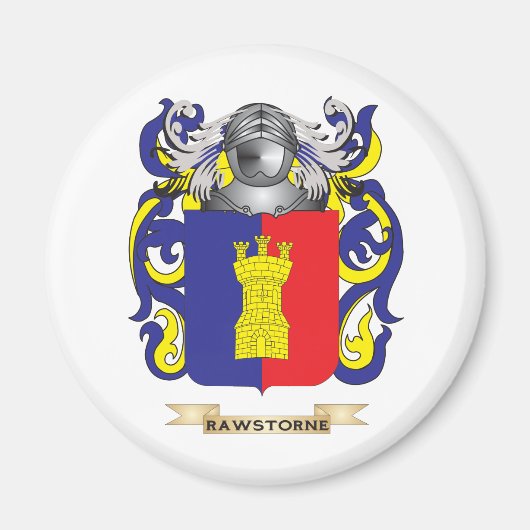 Wapenschild Rawstorne (Familie Crest) Magneet (Voorkant)