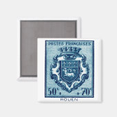 wapenschild Rouen, Frankrijk Magneet (Voorkant / Achterkant)