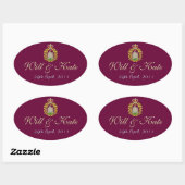 Wapenschild Royal Will & Kate Sticker (Bourgondië) (Vel)