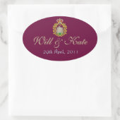 Wapenschild Royal Will & Kate Sticker (Bourgondië) (Tas)