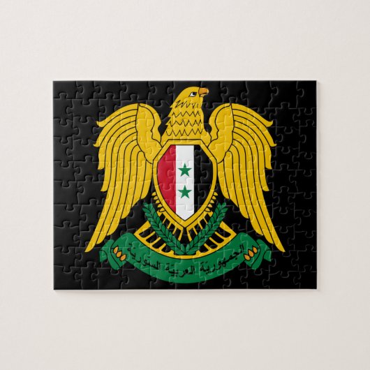 wapenschild syria legpuzzel (Horizontaal)