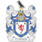 Wapenschild Turner Sticker (Voorkant)