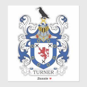 Wapenschild Turner Sticker