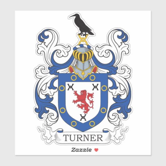 Wapenschild Turner Sticker (Vel)