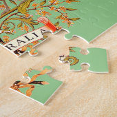 wapenschild van australië legpuzzel (Zijkant)