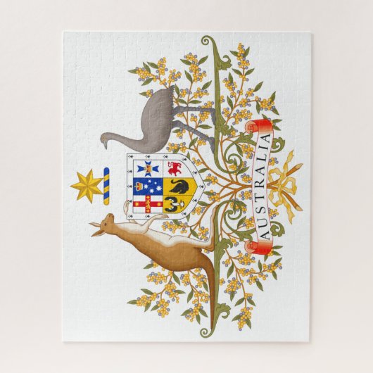 wapenschild van australië legpuzzel (Verticaal)