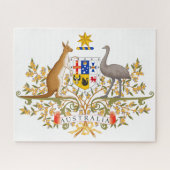 wapenschild van australië legpuzzel (Horizontaal)