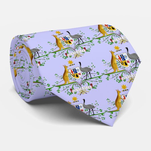 wapenschild van australië stropdas (Opgerold)