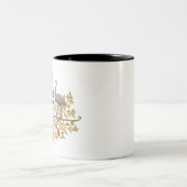 wapenschild van australië tweekleurige koffiemok (Center)