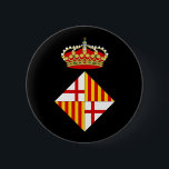 wapenschild van Barcelona Ronde Button 5,7 Cm<br><div class="desc">wapenschild van Barcelona</div>