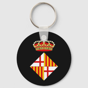 wapenschild van Barcelona Sleutelhanger